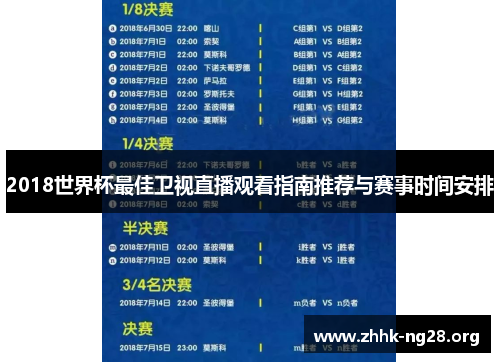 2018世界杯最佳卫视直播观看指南推荐与赛事时间安排 2018世界杯最佳卫视直播观看指南推荐与赛事时间安排